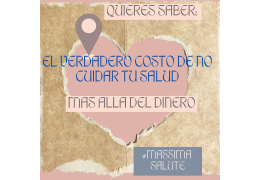 EL EL VERDADERO COSTO DE NO CUIDAR TU SALUD: MÁS ÁLLA DEL DINERO.COSTO DE NO CUIDAR TU SALUD: MÁS ÁLLA DEL DINERO.